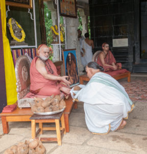 Ritvik Varanam ceremony of the Maharudra Yaga
